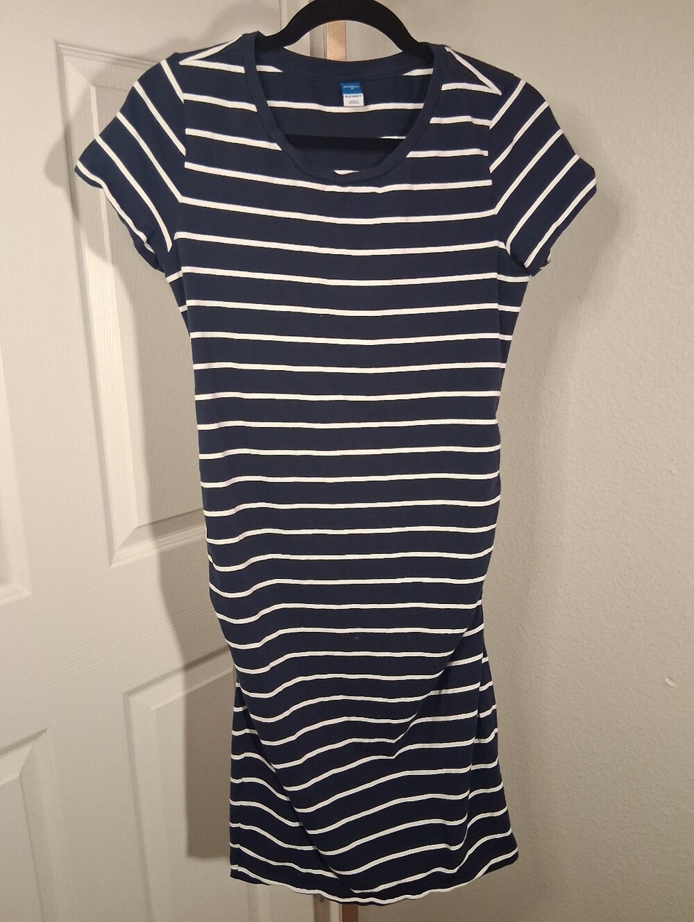 Old Navy Striped Maternity Dress Medium